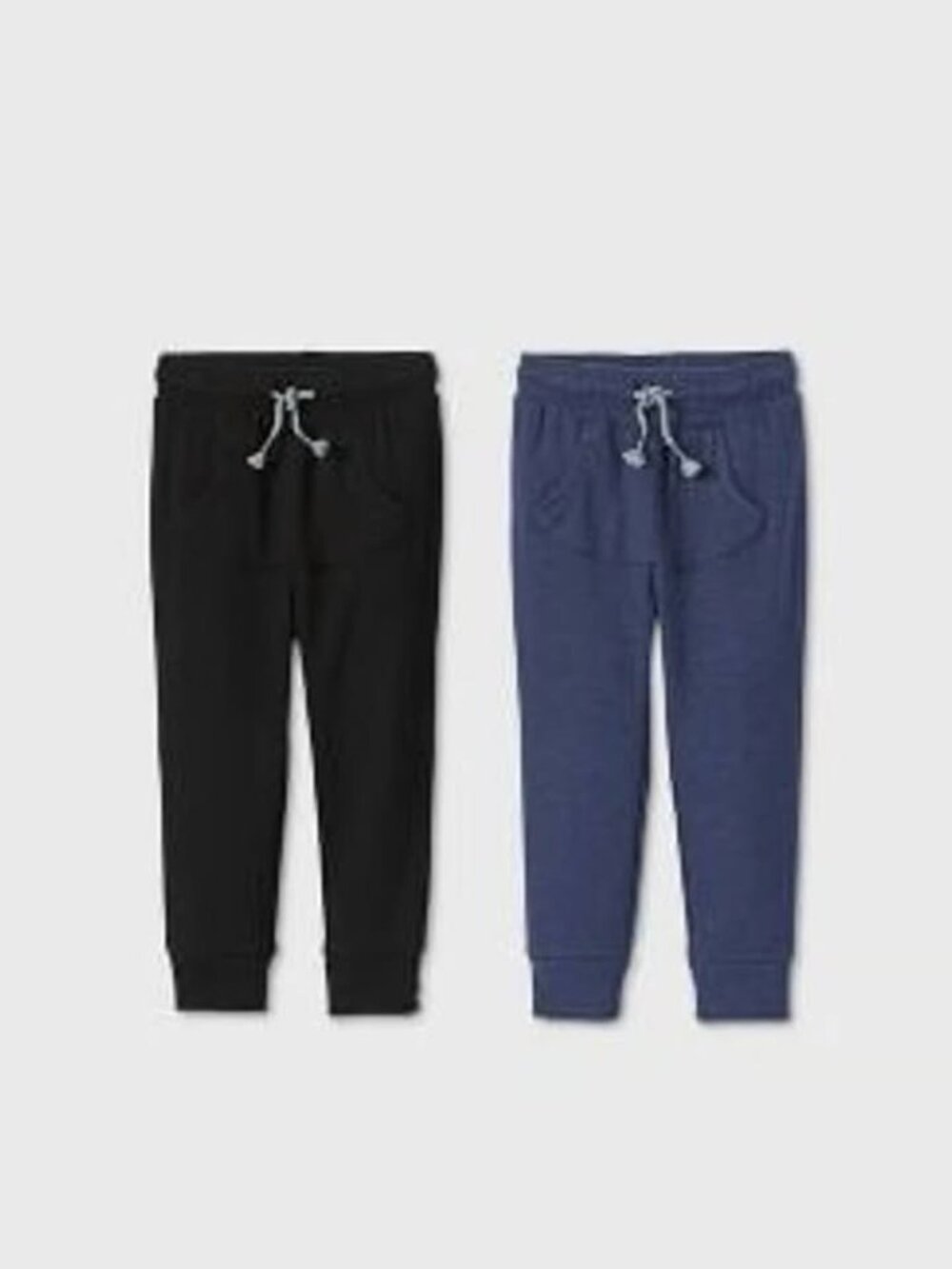 Brand New Toddler Boys' 2pk Rib Jogger Pants - Cat & Jack Black/Navy, 18 Month.